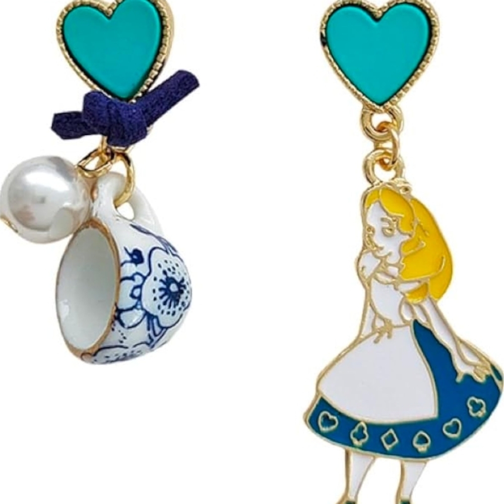 Heart and Character Mismatched Earrings